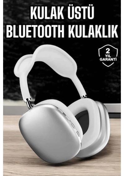 P9 Air Max Kablosuz 5.0 Mikrofonlu Bluetooth Kulaklık Beyaz Yüksek Ses Kaliteli Çok Renkli 10171761