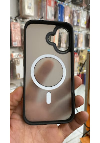Apple iPhone Uyumlu  16 Kamera Korumalı Mat Magsafe Wireless Şarj Destekli Renkli 45651