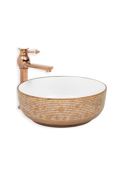 Eva Banyo Lena E-8301 Tezgah Üstü Porselen Lavabo