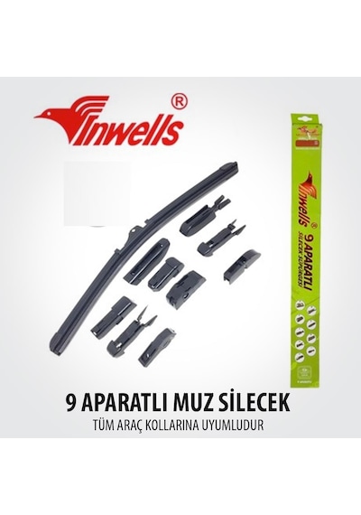 Silecek 9 Aparatlı 600 Mm Muz Tip Inwells