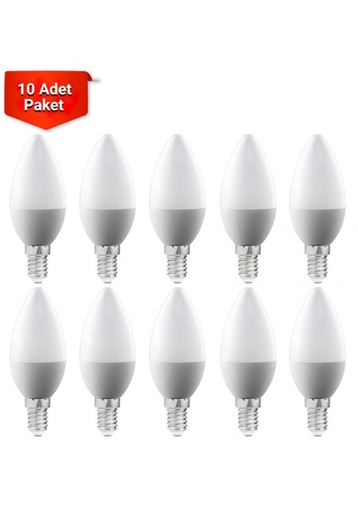 Ack 7w Led Ampül Aa09-00710 3000k Sarı Işık - Ct-4079 - 10 Adet 10'lu Paket