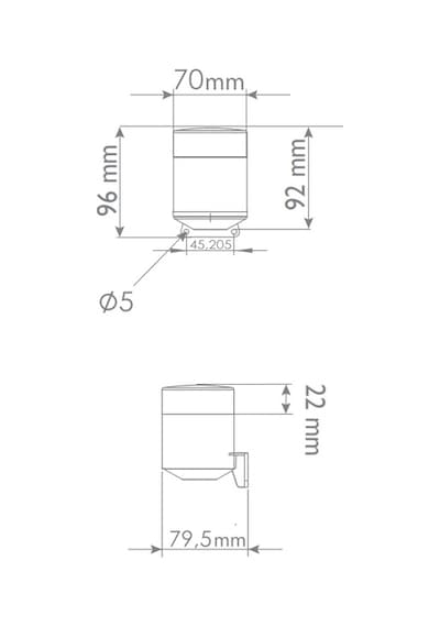 Mucco Seçilebilir 6 Sesli 85 / 260v Ac/dc Siren Kırmızı
