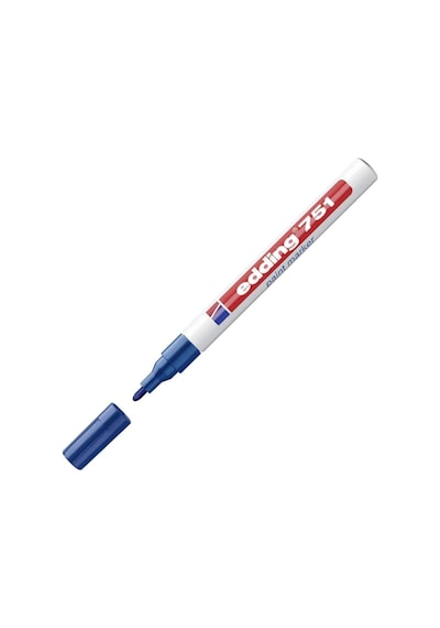 Markör Dekor Boya Yuvarlak Uçlu 1-2 Mm Mavi 751 - 10'lu Paket