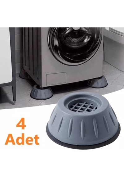 İsgstore Beyaz Eşya Altlığı Ayağı 4 Adet Çamaşır Bulaşık Makinası Yükseltici Titreşim Önleyici