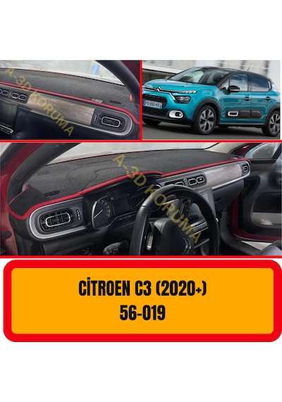 CİTROEN C3 ( 2020 + ) ÖN GÖĞÜS / PANEL /  TORPİDO KORUMASI - KILIFI - HALISI