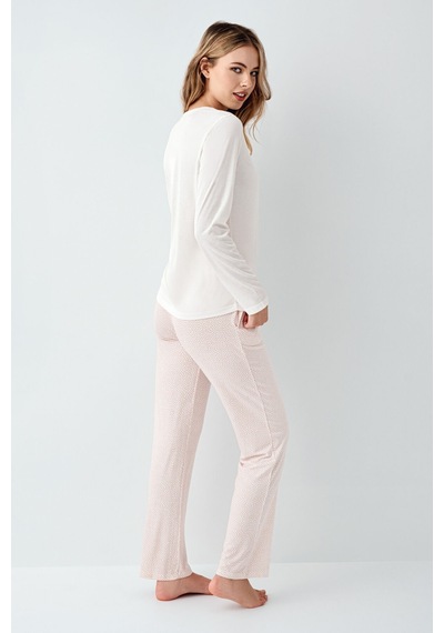 Arnetta Kadın Beyaz Pijama Takımı Ar3417-s-v2 Beyaz