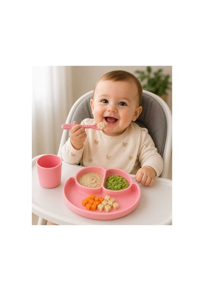 Vakum Tabanlı Mama Seti Kaymaz & Güvenli Beslenme
