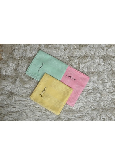 Akalın Orijinal 3'lü Profesyonel Mikrofiber Temizlik Bezi - Ithal Ürün - Tek Dokunuş Pembe-sarı-yeşil Diğer