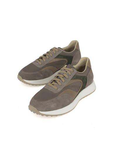 Ziya, Erkek Hakiki Deri Sneaker 1531026z313 Taupe 1531026z313 366 Taupe