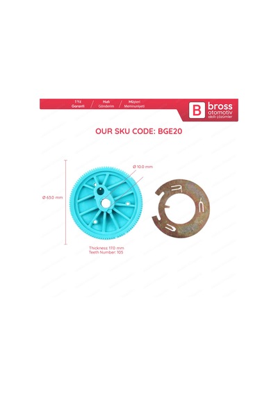 Mercedes Vito W639 için Arka Cam Silecek Motoru Dişlisi N11.9898