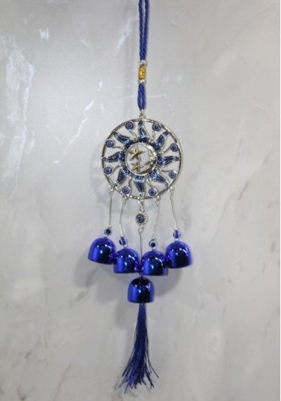 Metal Nazar Boncuğu Çan Model 16