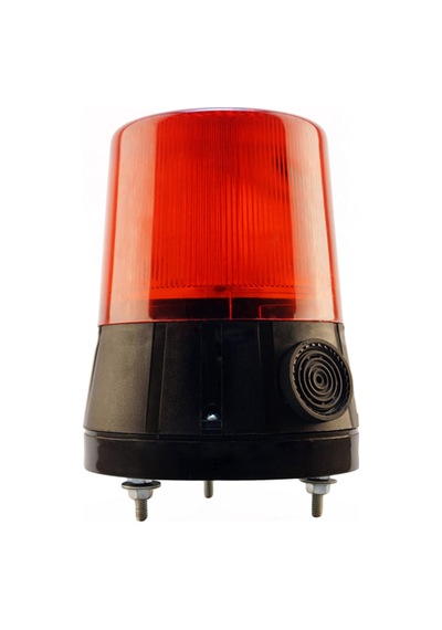 Mesan Ø110 Döner Buzzer Vida Montaj Lamba Kırmızı 220Vac Ms 840.1.220Vac