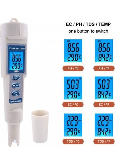Aek-Tech Ph-3508 4 Ü 1 Arada Ph Metre Tds Ec Ve Sıcaklık Ölçer N11.1012