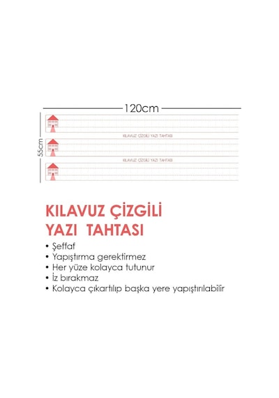 Eğitici Çarpım Tablosu 1.Sınıf Kılavuz Çizgili Harfli Kılavuz Yaz