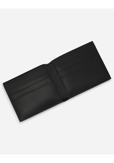 Dolce & Gabbana Black Men's Leather Wallet Siyah