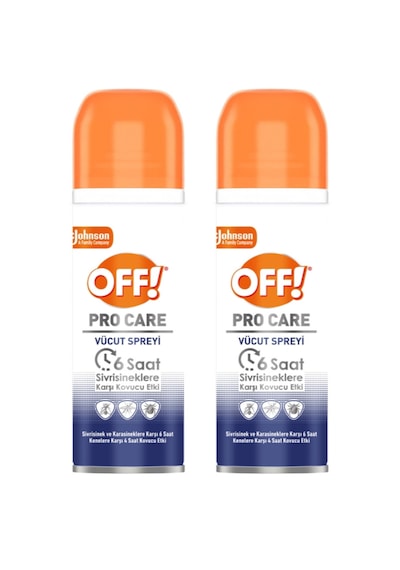 Johnson Off Pro Care Kene Ve Sinekkovar Vücut Spreyi 2 X 100 Ml