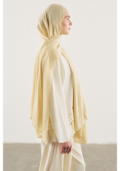 Defacto Fresh Scarfs X Defacto Premium Sütlü Kahve Keten Şal I1758ax26smbg398 Bej-bg398