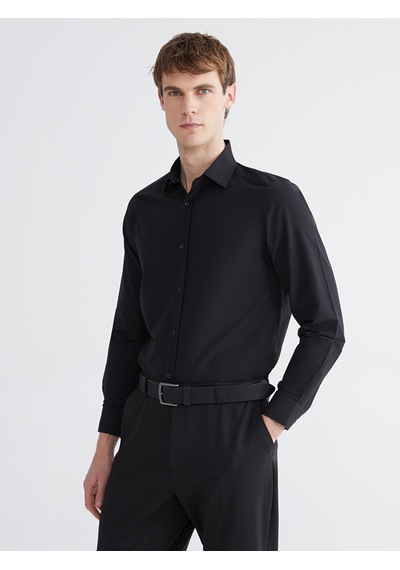 Lcw Busıness Siyah Slim Fit Erkek Gömlek