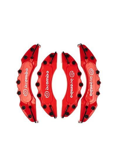 Bmw Kırmızı Brembo 4'lü Kaliper Seti Kabartmalı