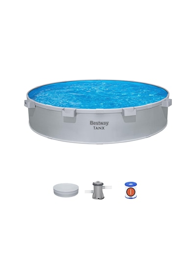 Bestway® 561RW TANX Yuvarlak Yer Üstü Havuz 10'' x 24''/3.05m x 61cm