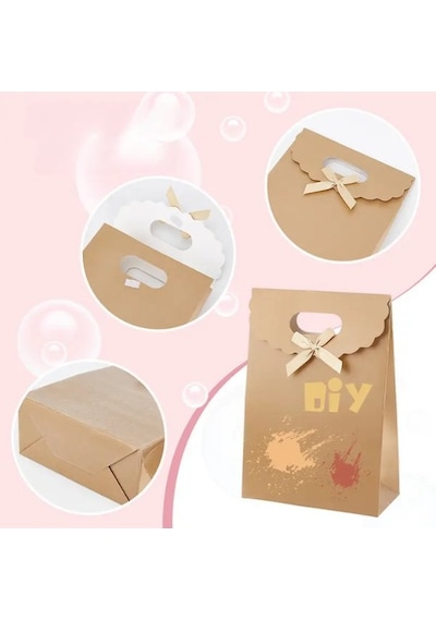 El Geçme Kraft Çanta, Hediye, Alışveriş, Butik, Parti Ve Paketlem