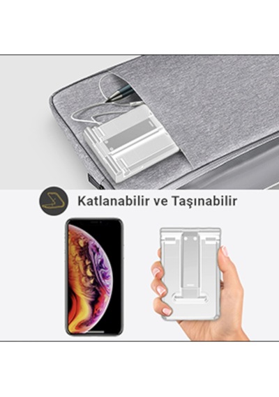 Mühlen T43 Ayarlanabilir Ergonomik Telefon Tablet Standı White