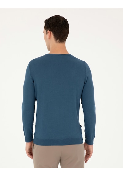 Pierre Cardin Erkek Kobalt Kazak /triko 50296621-vr077 Kobalt