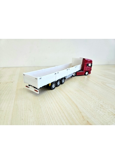 1/64 Ölçek Scanıa R730 Sal Dorseli Tır Maketi 25 Cm Boy