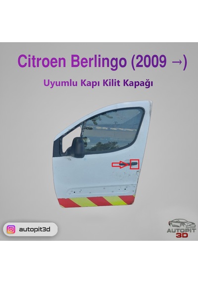 Cıtroen Berlıngo 2009 Uyumlu Kapı Kilit Kapağı