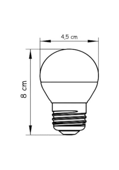 6w E27 Mini Top Ampul 3000k Sarı Işık 3 Adet