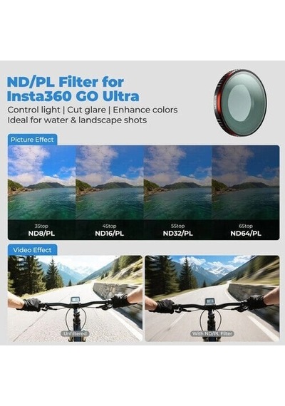 Freewell Insta360 Go Ultra Nd/pl Filters 4pack - Bright Day