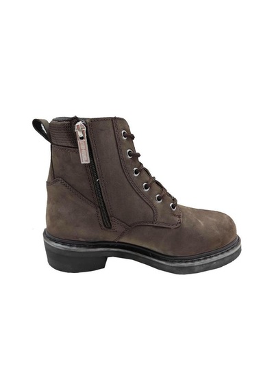 Harley Davidson Jim Hakiki Deri Unisex Bot Kahverengi