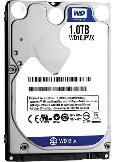 Western Digital Blue WD10JPVX 2.5" 1 TB 5400 RPM SATA 3 HDD