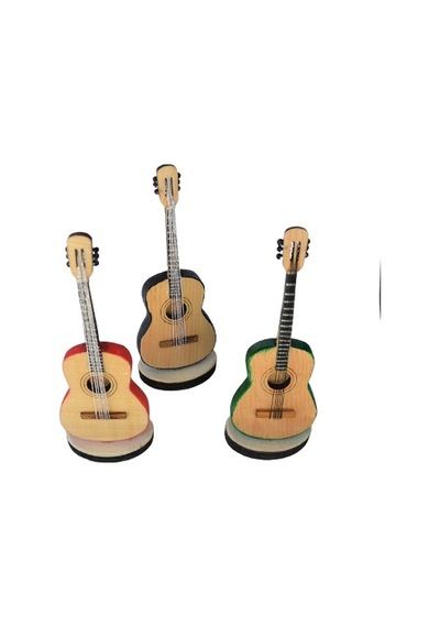 Müzik Aletleri Bibloları Büyük Boy Masa Tip Klasik Gitar