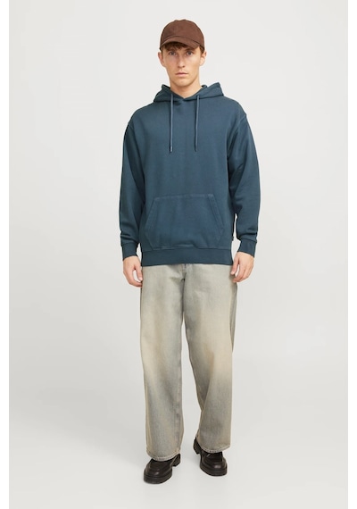Jack & Jones Jjecharge Faded Erkek Sweatshirt Mavi