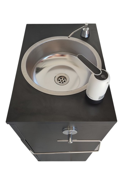 Seyyar Lavabo L20 Siyah Siyah