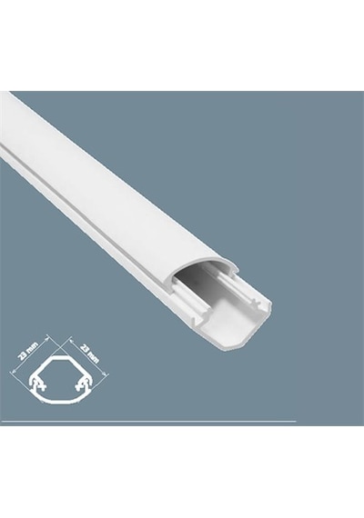 23*23 mm Köşe Kablo Kanalı 4 Metre