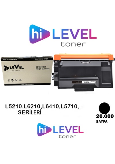 Ht-tn3617xxl Hilevel Toner, Brother Tn3618 Hl5210/hl6210 20k Muadil Toner