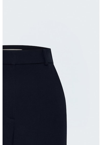 Sateen Klasik Pantolon - Lacivert-137945