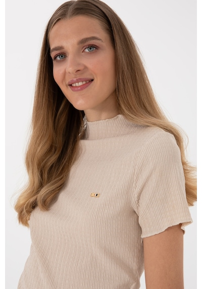 U.S. Polo Assn. Kadın Taş Dik Yaka Tişört 50312951-VR049 U.S. Polo Assn. Kadın Taş Dik Yaka Tişört 50312951-VR049