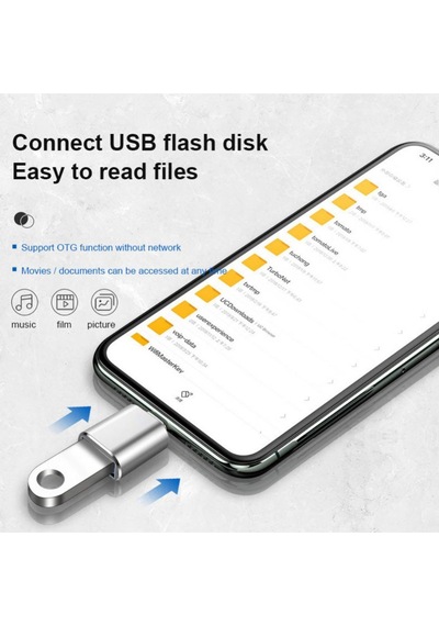 Telefon Type-c Çevirici Usb 3.0 Hızlı Otg Veri Aktarıcı Type C Dönüştürücü