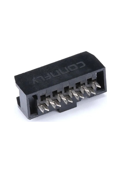 2x5 Pin Idc Konnektör 10 Pin Kablo Soketi 2.54mm 180 Derece Dişi Header Devre Pcb Bağlantı Parçası