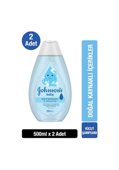 Johnson's Baby Bebek Vücut Şampuanı 2 x 500 ML