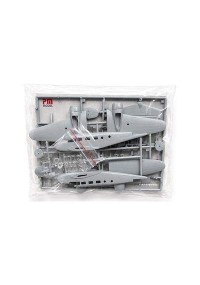 Beechcraft C-45 Expeditor Burma Kj555 Pm Model Eğitim Uçağı Demonte Plastik Maketi