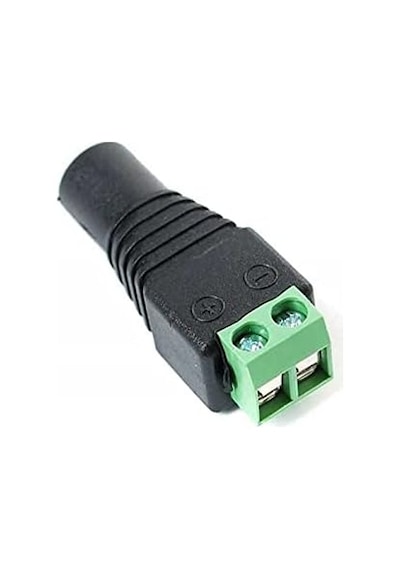 Klemens Çıkışlı Dc Female Barrel Jack - Dc Female Barrel To Wire Jack