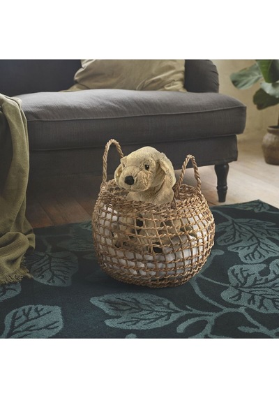 Dekoratif Sepet, Rattan Muz Lifi Natural