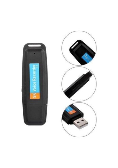 Kingboss KB-11 32 GB USB Flash Bellek Ses Kayıt Cihazı