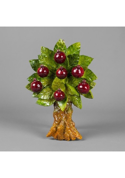 El Yapımı Nar Ağacı Duvar Dekoru Bereket Koleksiyonu 14x20 Cm
