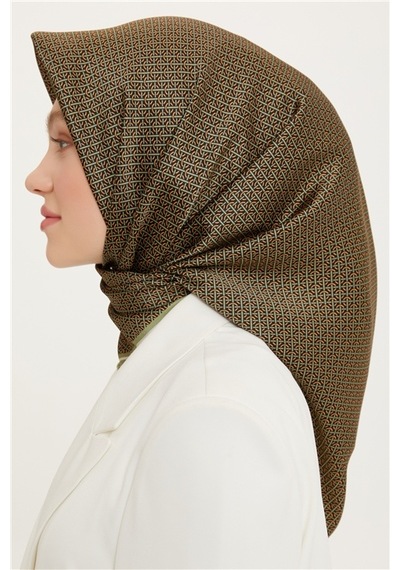 Armine Twill İpek Eşarp 22ya8733 10 Camel