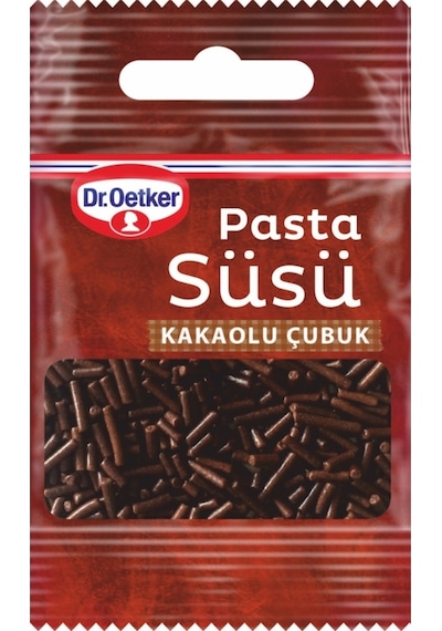 Dekor Pasta Süsü Kakaolu Çubuk 10 Gr